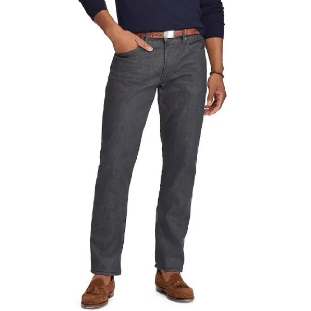 Men’s Polo Ralph Lauren Straight Leg Prospect denim jean - charcoal gray 34/32